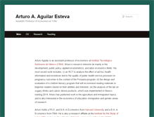 Tablet Screenshot of aguilaresteva.com